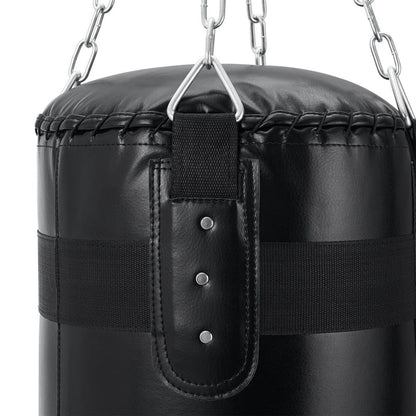 Sac de frappe 30kg avec chaîne en acier 4 points et mousqueton