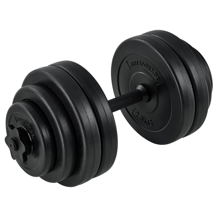 Set di manubri da 2 pezzi da 30 kg con 16 dischi