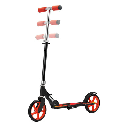 Scooter / Cityroller "Fire" schwarz / rot