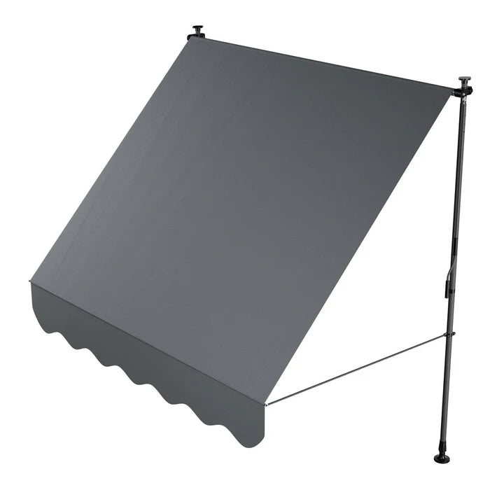 Klemmmarkise Kapstadt 200x120 cm Grau - Palo24