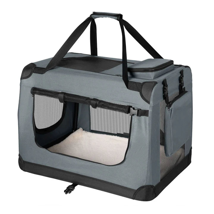 faltbare Hundetransportbox Lassie S (dunkelgrau)