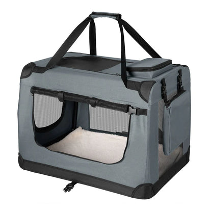 faltbare Hundetransportbox Lassie S (dunkelgrau)