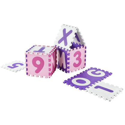 Tappetino puzzle per bambini Juna 36 pezzi dalla A alla Z e da 0 a 9