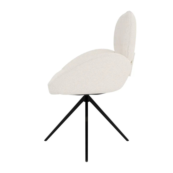 6er Esszimmerstuhl Drehstuhl Albano Creme
