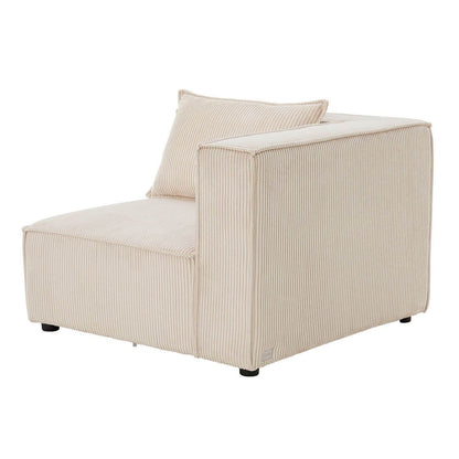 Modulares Sofa Domas L - 3 Sitzer Cord Beige - Palo24