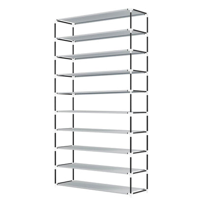 Schuhschrank L aus Stoff 9 Ebenen Hellbraun - Palo24