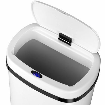 Automatischer Mülleimer mit Sensor - 50L Weiss - Palo24