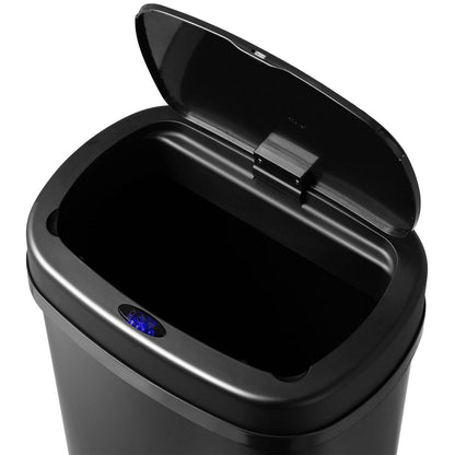 Automatischer Mülleimer mit Sensor - 50L Schwarz - Palo24