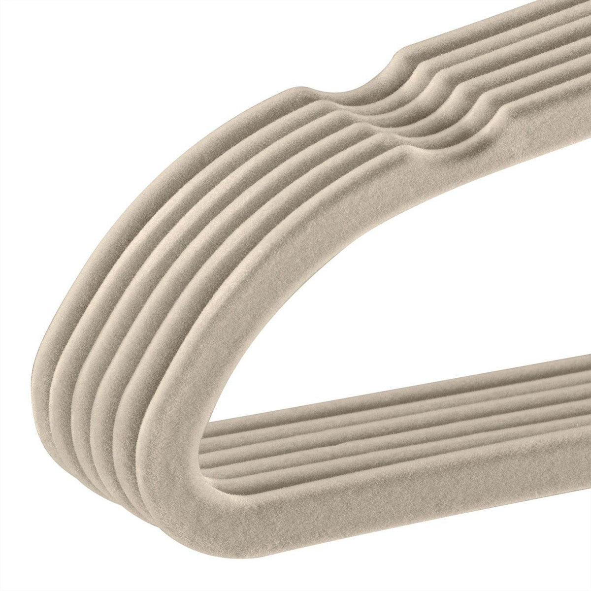 Kleiderbügel Samt 30er Set Khaki - Palo24
