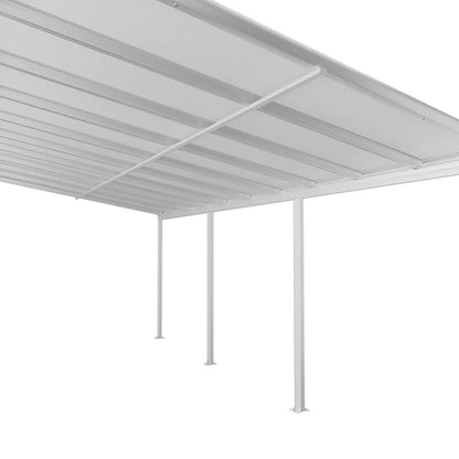 Terrassenüberdachung Terrassendach Borneo 6x3 m Weiss