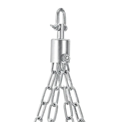 Sac de frappe 30kg avec chaîne en acier 4 points et mousqueton