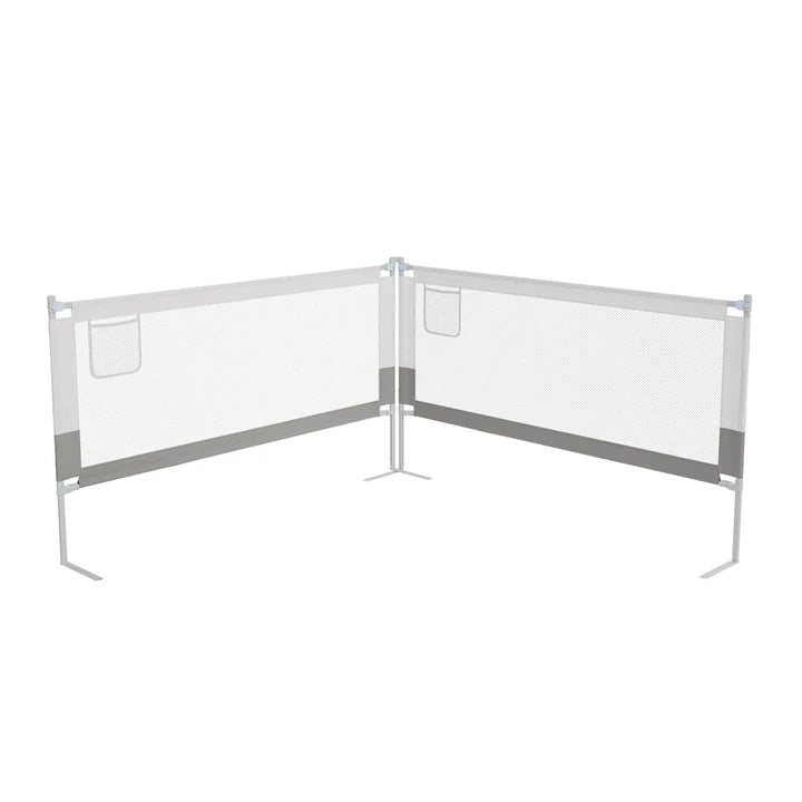Baby Bettgitter Jaron Rausfallschutz 200 cm Grau