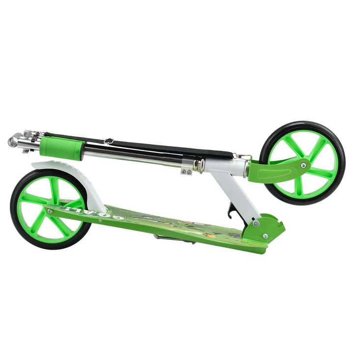 Cityroller Scooter mit XXL Rädern, Fußständer Hinterradreibungsbremse - Palo24