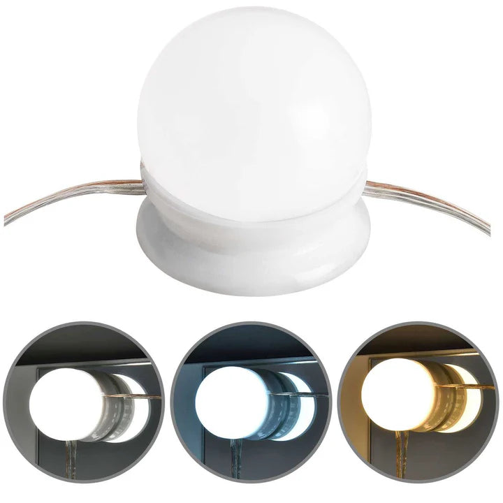 Schminktisch Lichterkette mit 10 LED Lampen und USB
