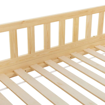 Letto per bambini Marli 80 x 160 cm con cassone e rete a doghe naturale