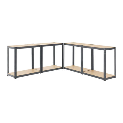 Scaffale portaoggetti Easy Set da 2 160 x 80 x 40 cm Grigio
