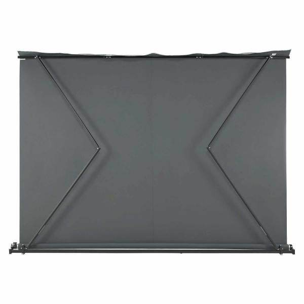 Gelenkarmmarkise 300 x 250 cm mit Kurbel Grau - Palo24