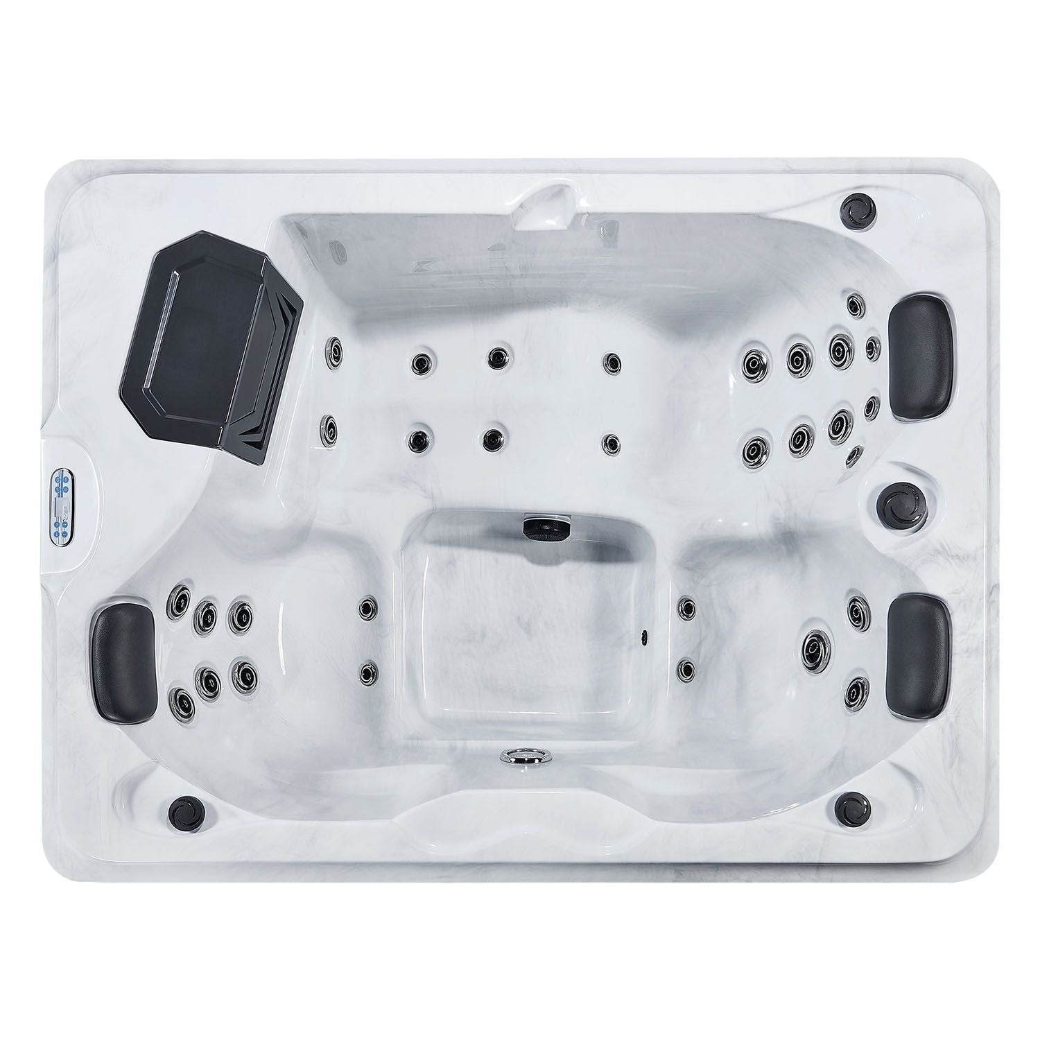 Outdoor Whirlpool Oasis mit LED Massagedüsen - Palo24
