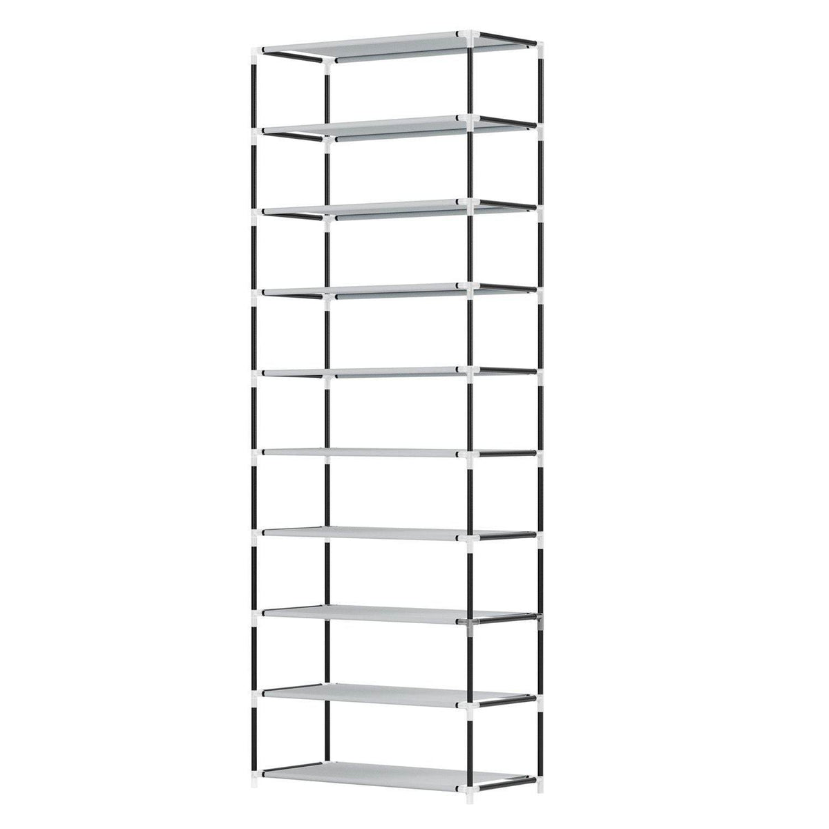 Schuhschrank M aus Stoff 9 Ebenen Hellbraun - Palo24
