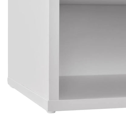 Étagère à chaussures 104x30x48 cm blanc