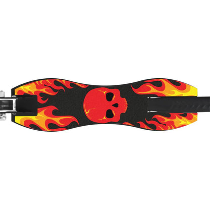 Scooter / Cityroller "Fire" schwarz / rot