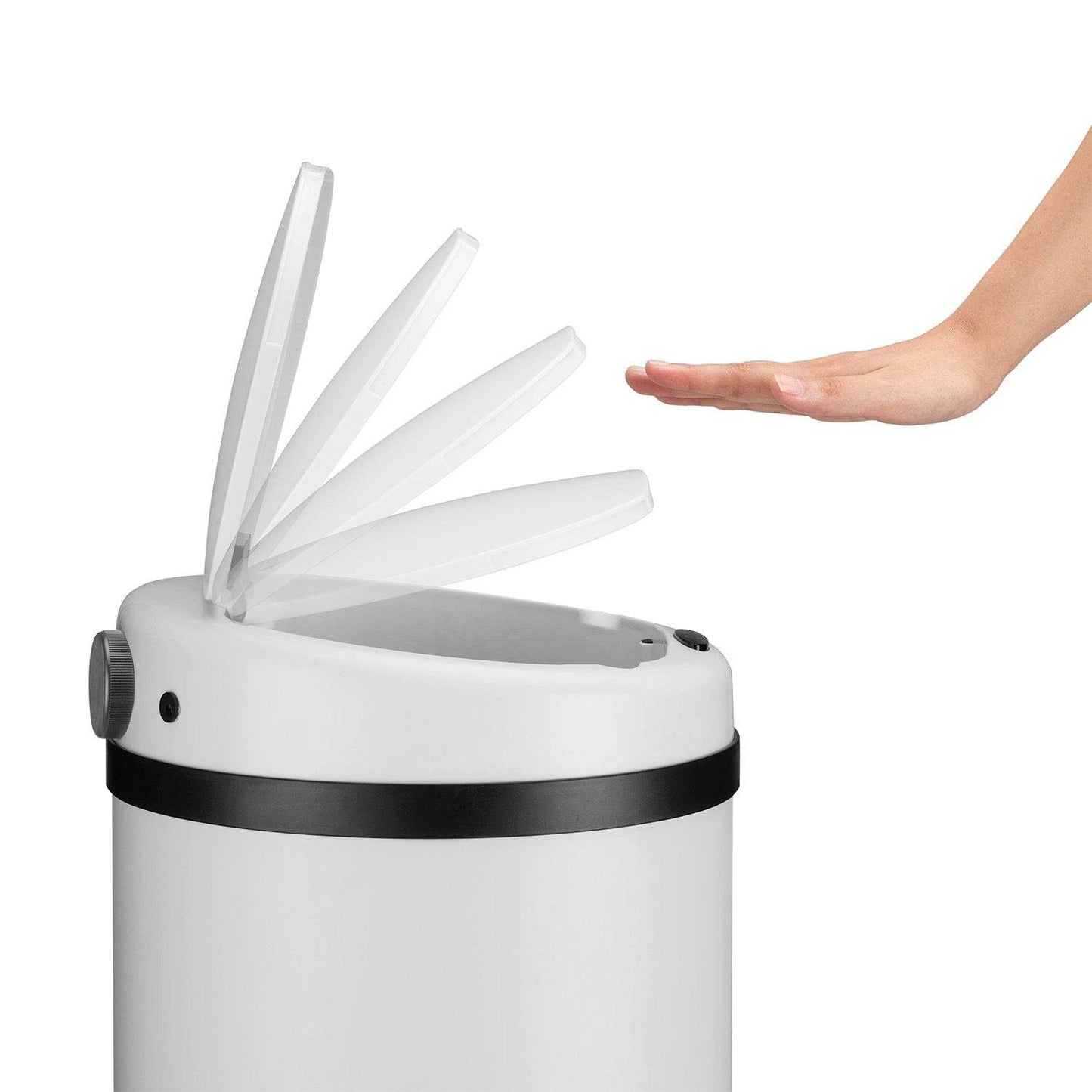 Automatischer Mülleimer mit Sensor - 40L Weiss - Palo24