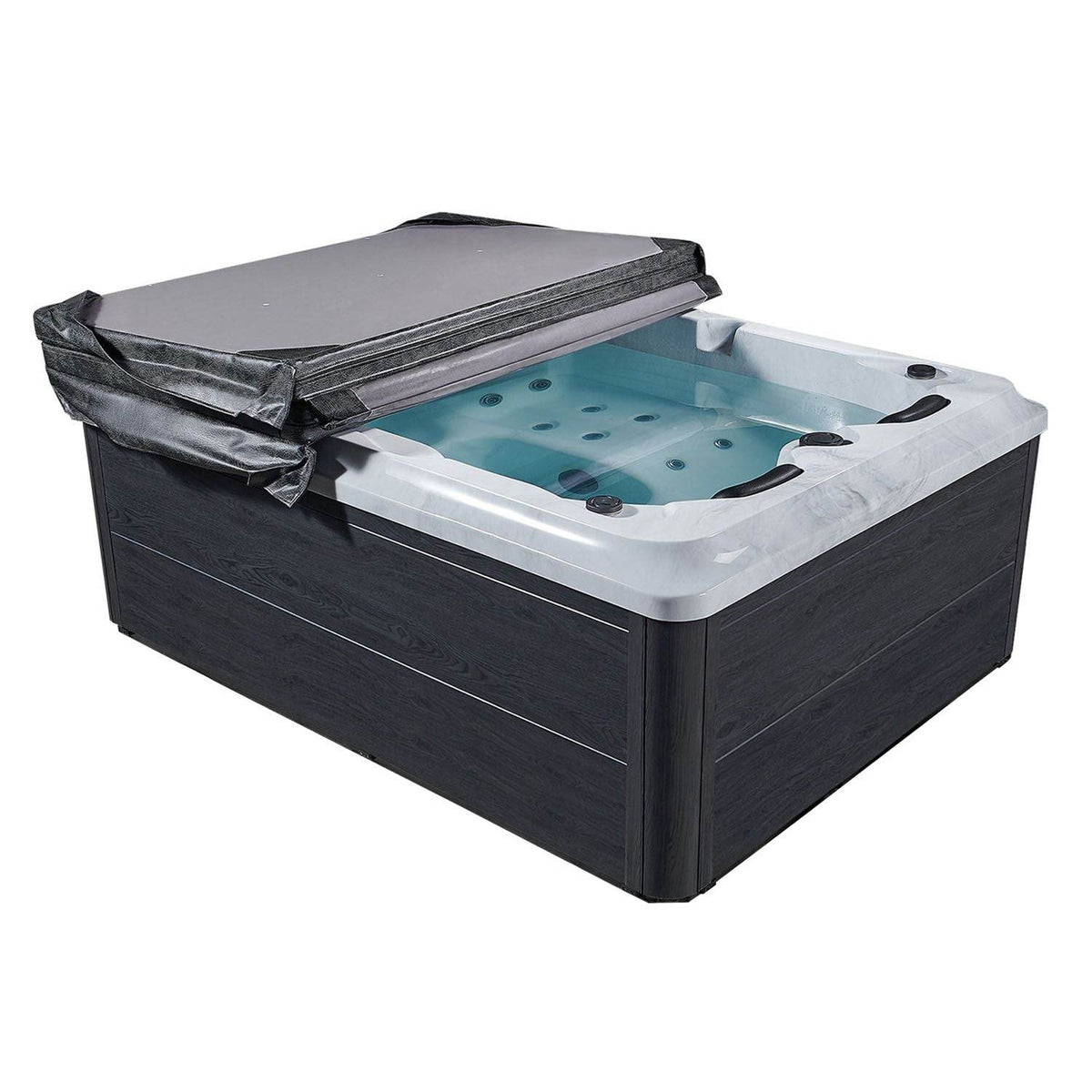 Outdoor Whirlpool Oasis mit LED Massagedüsen - Palo24