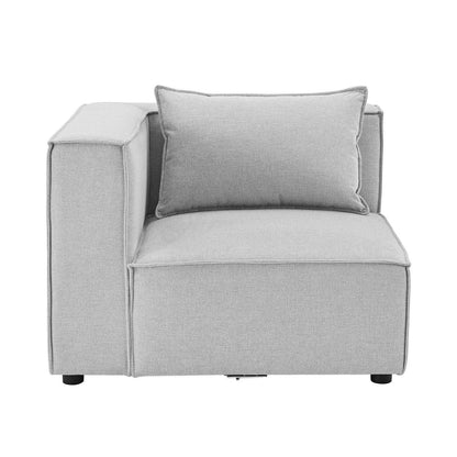 Modulares Sofa Domas L - 3 Sitzer Hellgrau - Palo24