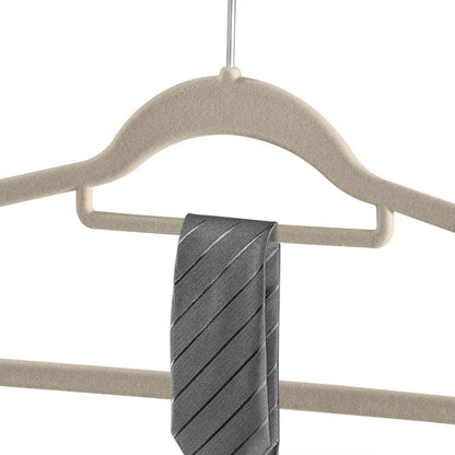 Kleiderbügel Samt 50er Set Khaki - Palo24