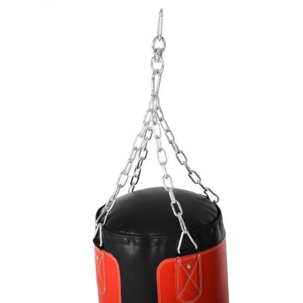 Boxsack Trainingsdummy Boxtraining Boxen mit Boxhandschuhen Schwarz Ø30 x 120 cm - Palo24