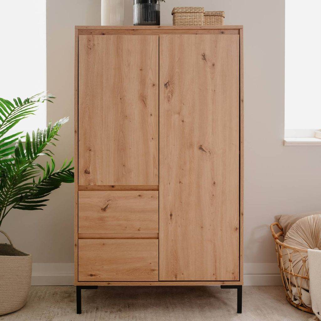 Kommode Sideboard Highboard Eiche Industrial Style - Palo24