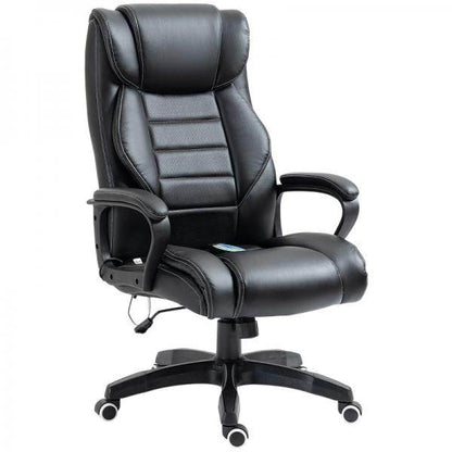 Massagebürostuhl Gamingstuhl 6 Vibrationspunkte schwarz - Palo24