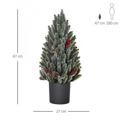 Künstlicher Weihnachtsbaum 27 cm x 27 cm x 47 cm - Palo24