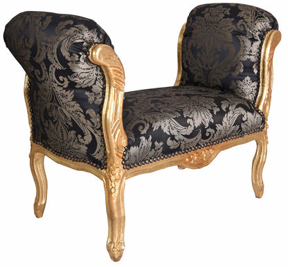 PANCA SGABELLO BAROCCO TOILE DE JOUY DIVANO SHABBY CHIC