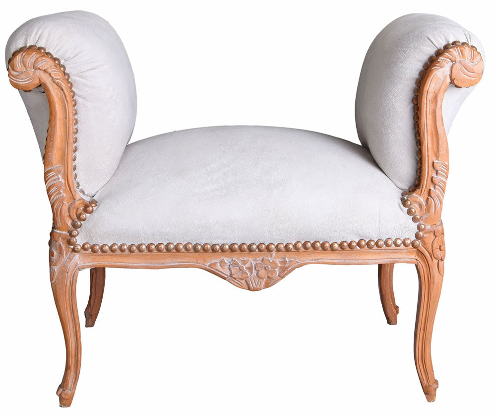 SITZBANK BAROCK BANK HOCKER TOILE DE JOUY SOFA SHABBY CHIC