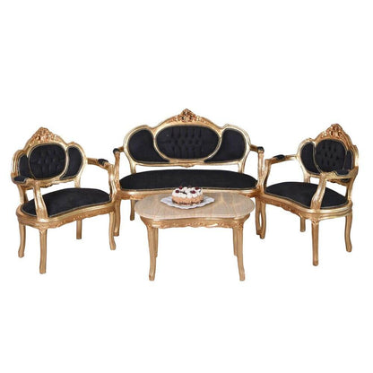 SOFAGARNITUR SITZGRUPPE BAROCK SOFA SESSEL COUCHTISCH - Palo24