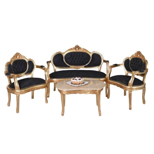 SOFAGARNITUR SITZGRUPPE BAROCK SOFA SESSEL COUCHTISCH - Palo24