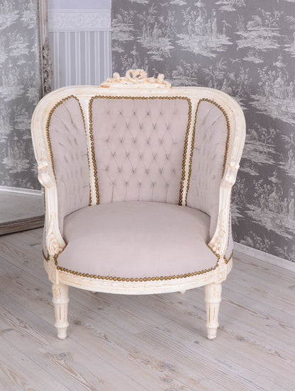 GROUPE DE SIÈGES ENSEMBLE DE SALON BAROQUE CANAPÉ ET DEUX FAUTEUILS TABLE EN MARBRE