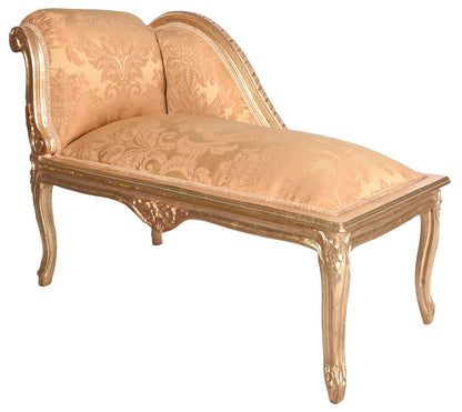 ROMANTISCHES SOFA OTTOMANE LANDHAUSSTIL SHABBY GOLD