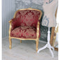BERGERE EN CONFESSIONAL BAROCK SESSEL GOLD ROT - Palo24