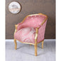 BERGERE EN CONFESSIONAL BAROCK SESSEL GOLD ROSA - Palo24