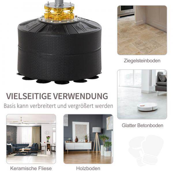 Boxsack Federsockel Freistehende Erwachsene Boxen Schwarz - Palo24