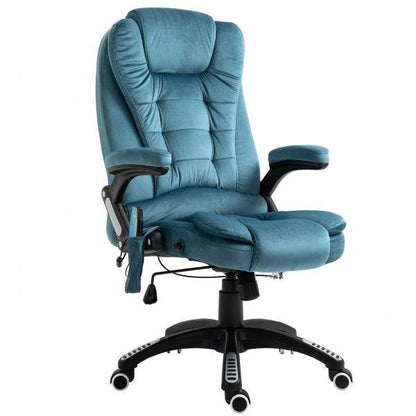 Massagesessel Chefsessel Gamingstuhl Drehstuhl Massagebürostuhl Blau - Palo24