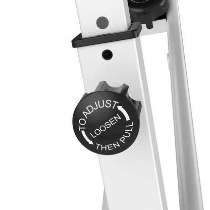 Heimtrainer Fahrradtrainer mit 8 stufig Magnetwiderstand Stahl Schwarz - Palo24