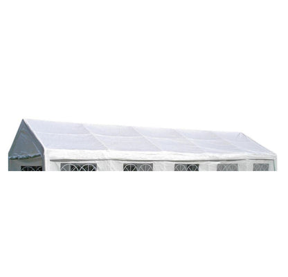 Dachplane PALMA für Zelt 4x10 Meter, PVC weiss incl. Spanngummis