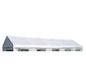 Dachplane PALMA für Zelt 4x10 Meter, PVC weiss incl. Spanngummis