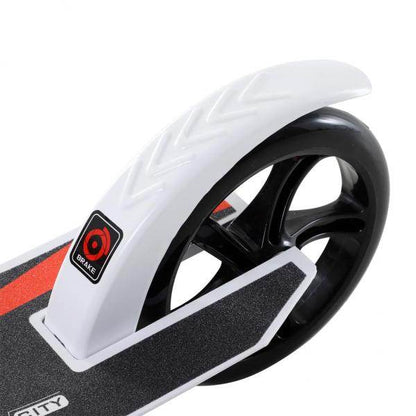 Kinderscooter Kickscooter Tretroller Höheverstellbar Alu Weiss - Palo24