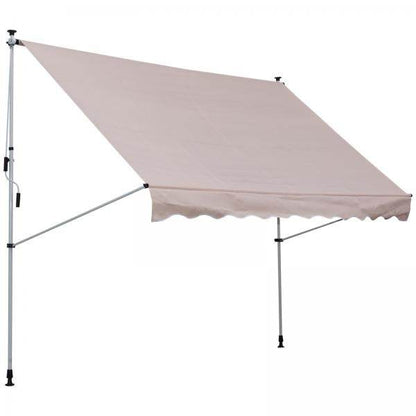 Markise Klemmmarkise Sonnenschutz Beige 200 x 150cm - Palo24