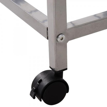 Küchenwagen Rollwagen 4-stöckig rollbar Weiss - Palo24
