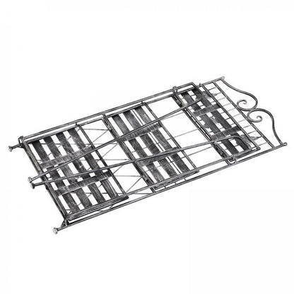 Pflanzregal Blumenregal 3 x Ebene Metall Klappbar Silbergrau - Palo24